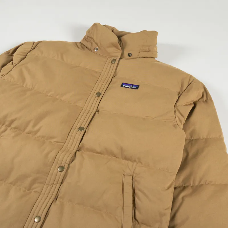 Patagonia Womens Cotton Down Parka Nest Brown-9