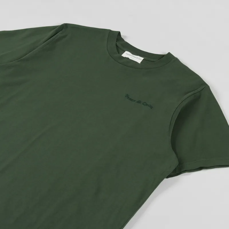 Museum Of Peace And Quiet Wordmark Pigment T Shirt Forest-1