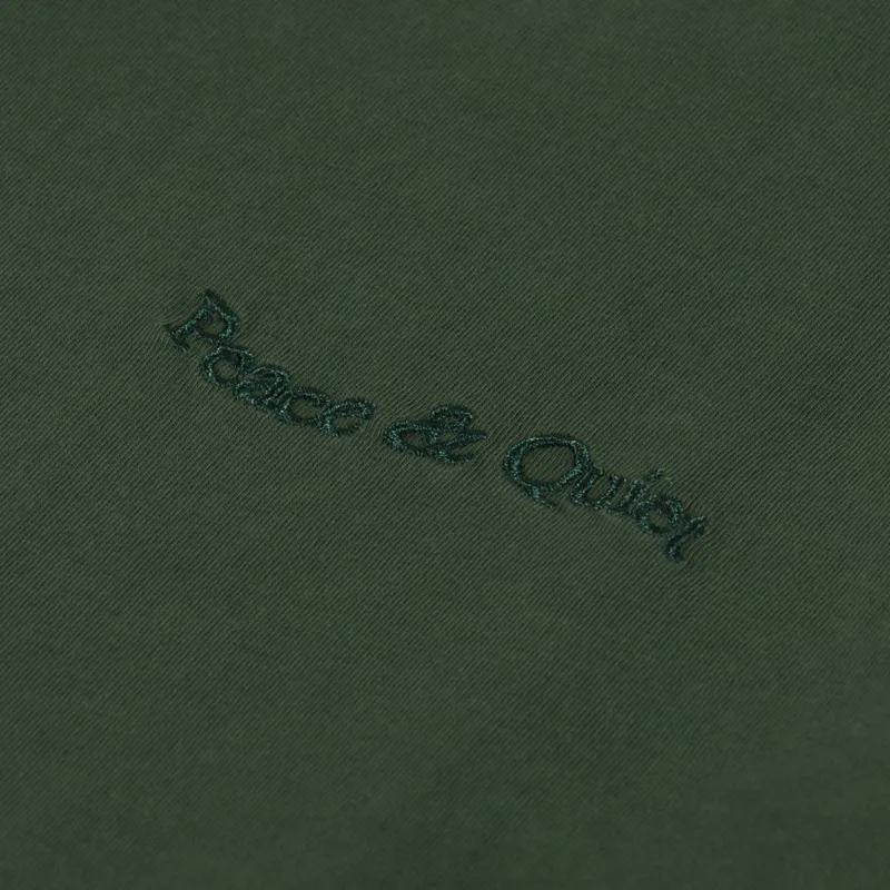 Museum Of Peace And Quiet Wordmark Pigment T Shirt Forest-2