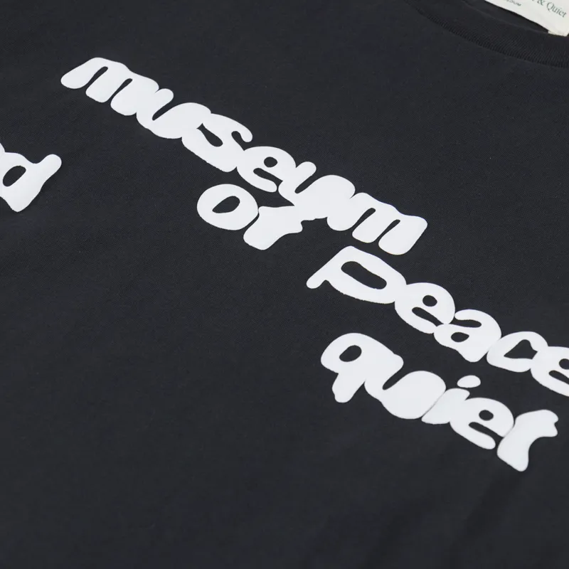 Museum Of Peace And Quiet Sponge Long Sleeve T Shirt Black-3