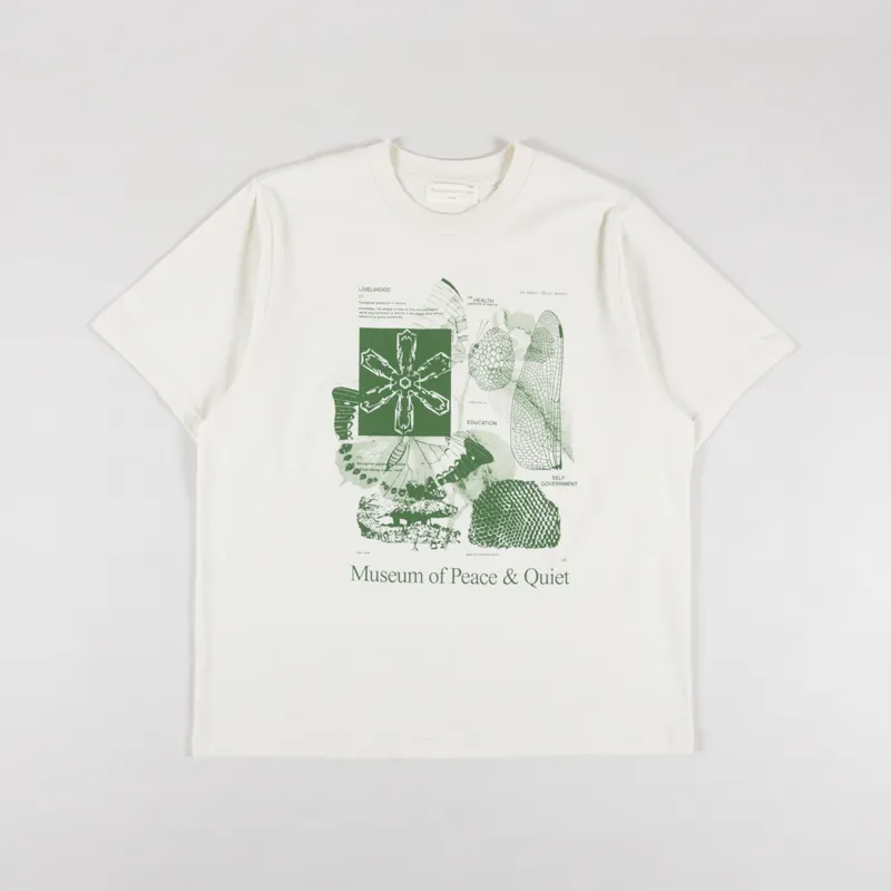 Museum Of Peace And Quiet Unisex Fibonacci T Shirt Tee Bone