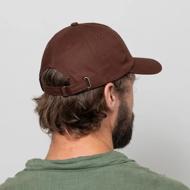 Working Class Heroes Twill Cap Chocolate Brown-4