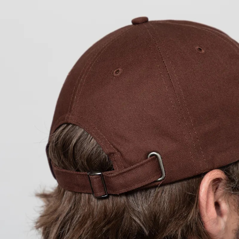 Working Class Heroes Twill Cap Chocolate Brown-6
