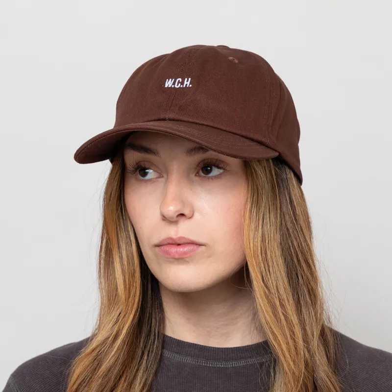Working Class Heroes Twill Cap Chocolate Brown-1