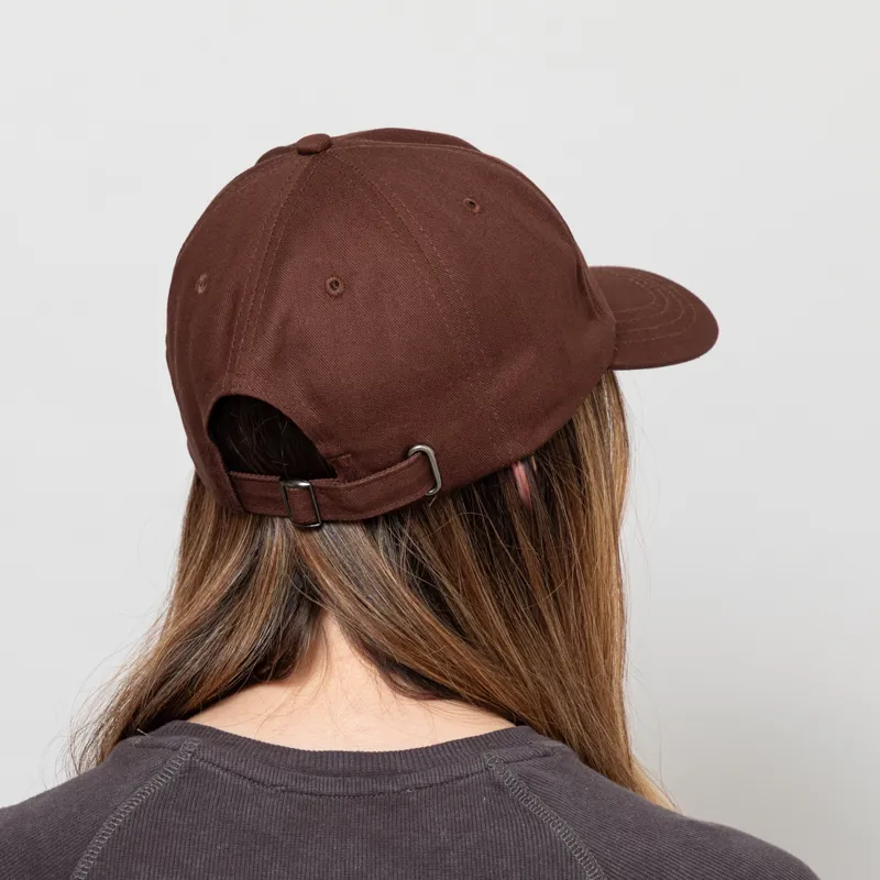 Working Class Heroes Twill Cap Chocolate Brown-5