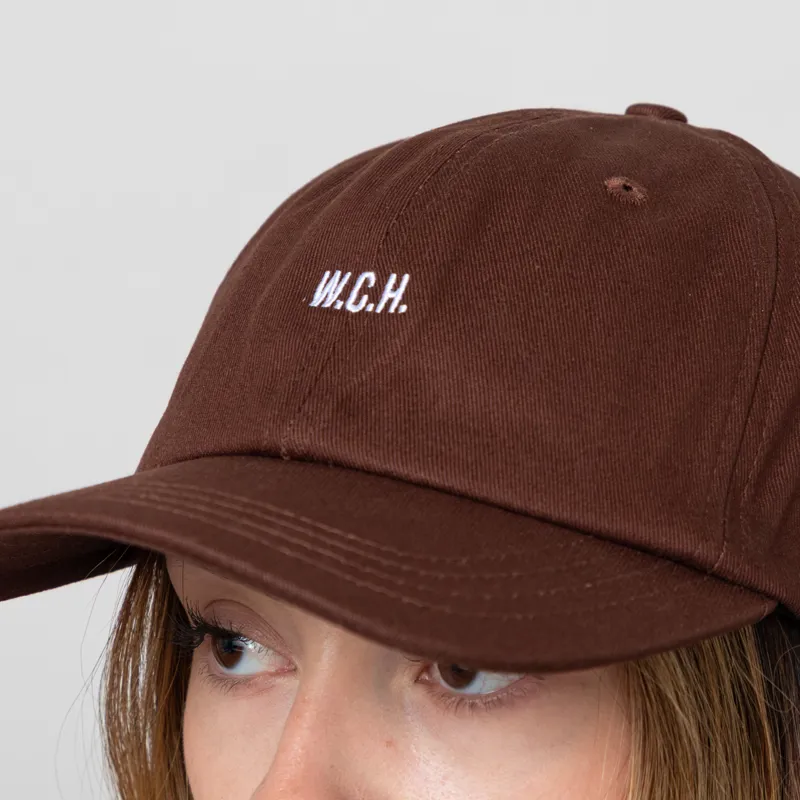 Working Class Heroes Twill Cap Chocolate Brown-9
