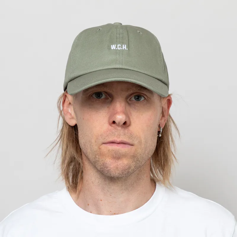 Working Class Heroes Twill Cap Washed Green-2
