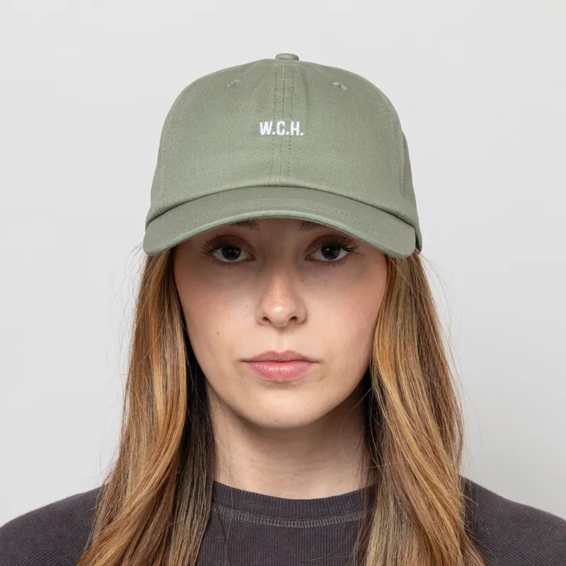 Working Class Heroes Twill Cap Washed Green-3