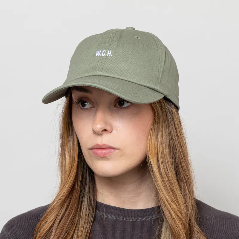 Working Class Heroes Twill Cap Washed Green-1