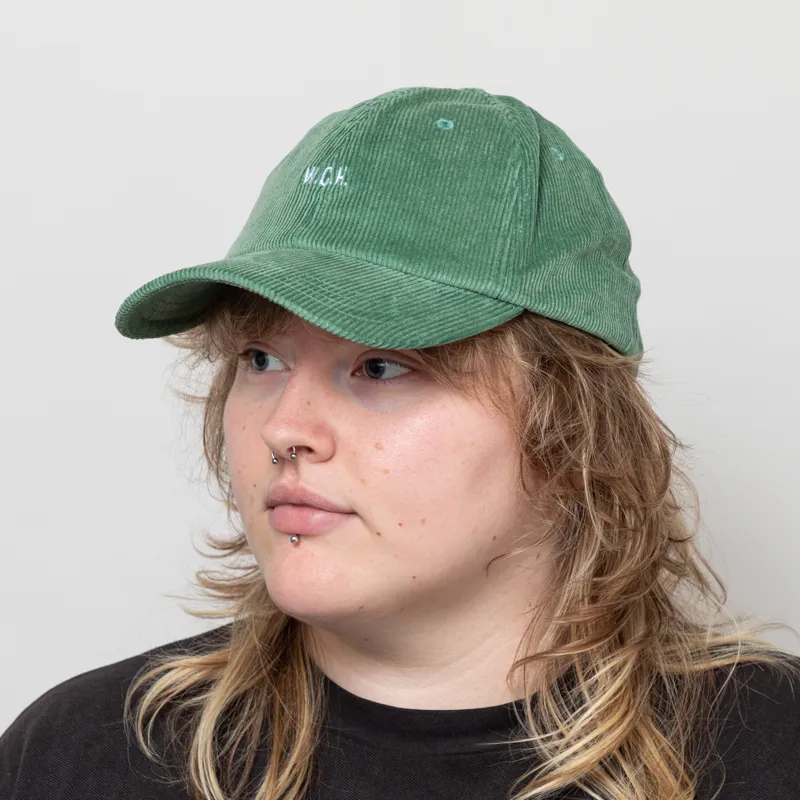 Working Class Heroes Cord Cap Green-1