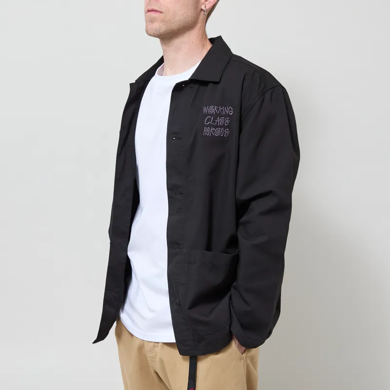 Working Class Heroes Chore Jacket Black-2