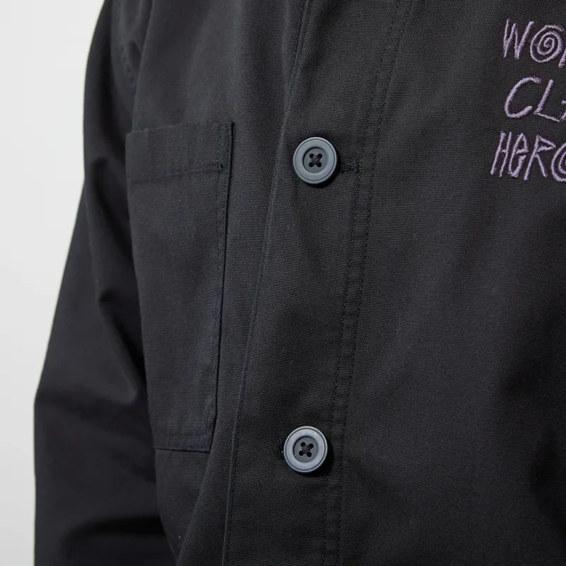 Working Class Heroes Chore Jacket Black-5