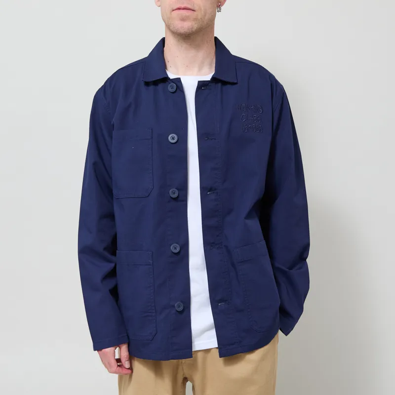 Working Class Heroes Chore Jacket Navy