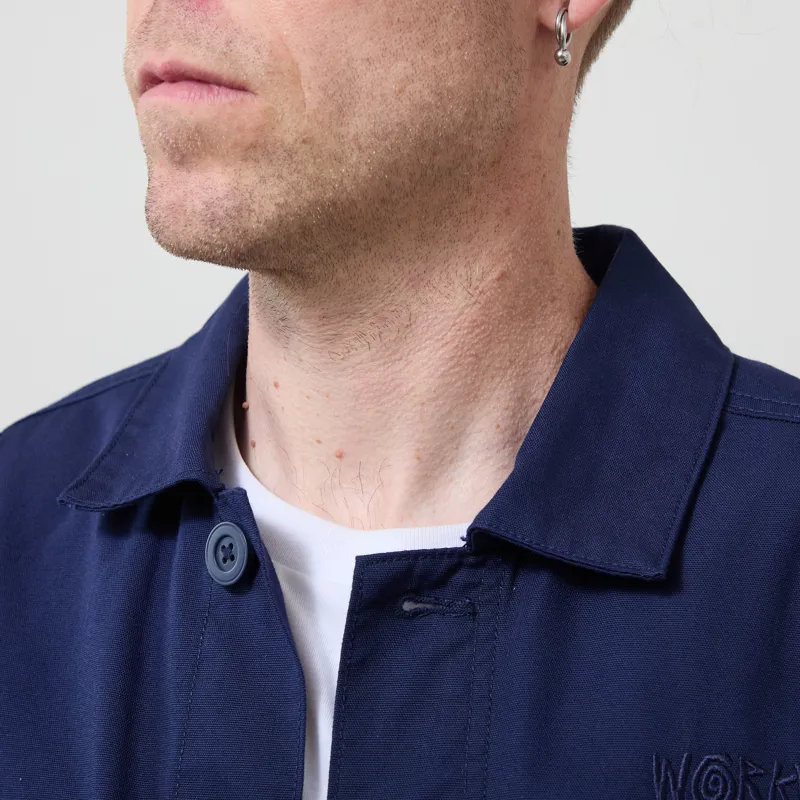 Working Class Heroes Chore Jacket Navy-5