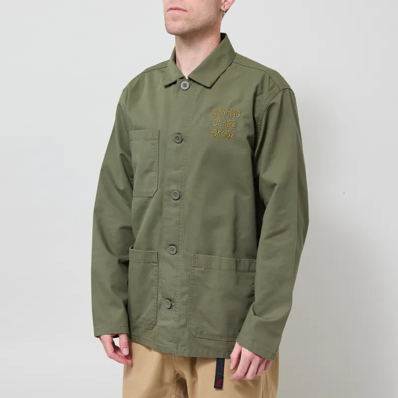 Working Class Heroes Chore Jacket Olive