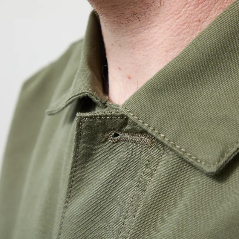 Working Class Heroes Chore Jacket Olive-6