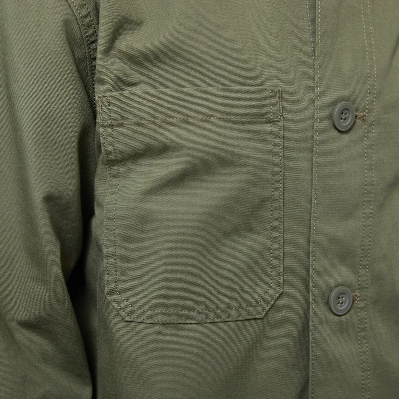 Working Class Heroes Chore Jacket Olive-8