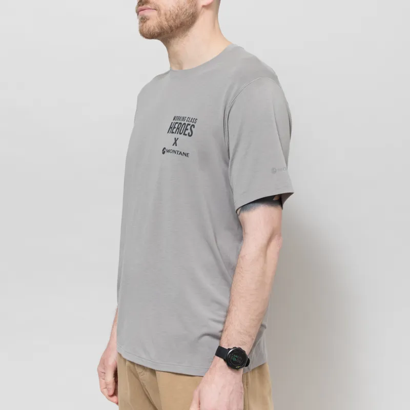 Montane x Working Class Heroes Run Club T Shirt Ridge-5