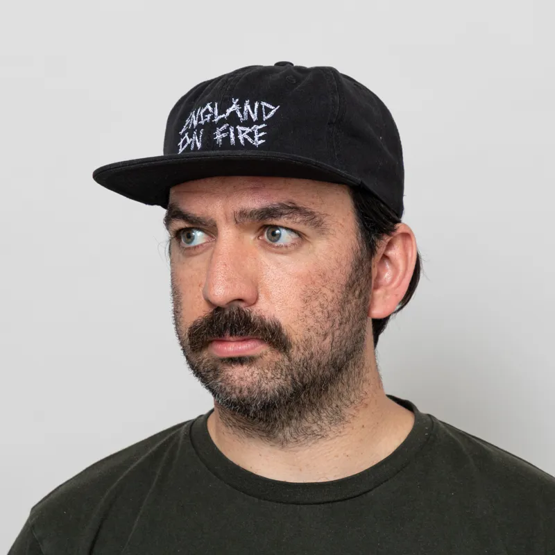 Working Class Heroes x England On Fire Cap Black