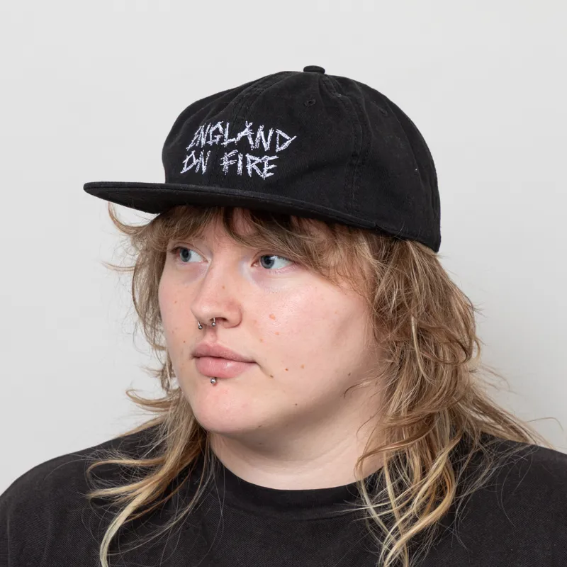Working Class Heroes x England On Fire Cap Black-1