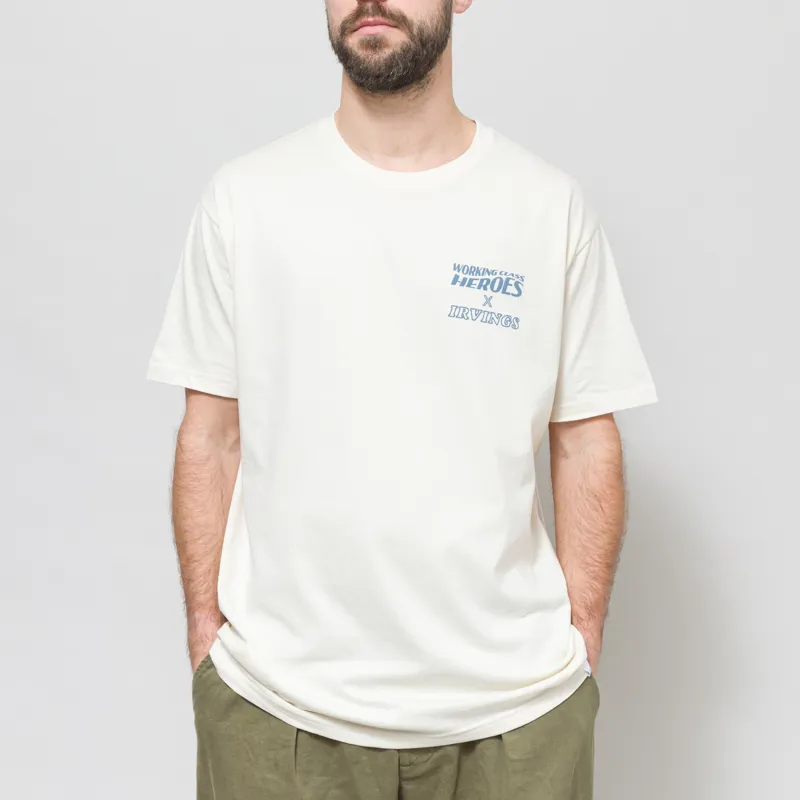 Working Class Heroes x Irvings T Shirt Natural-2