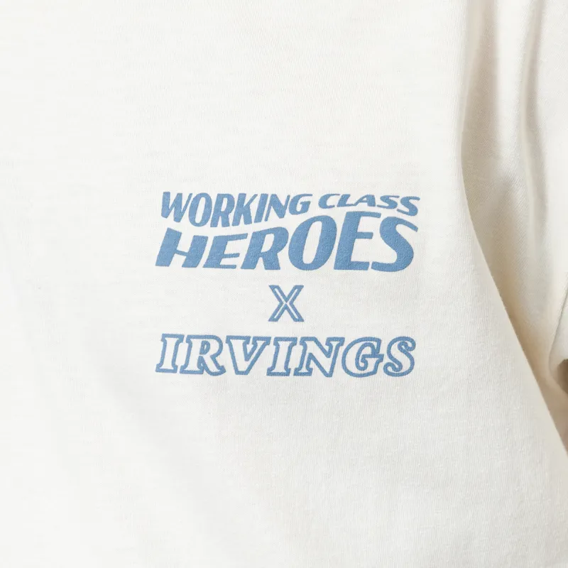 Working Class Heroes x Irvings T Shirt Natural-11