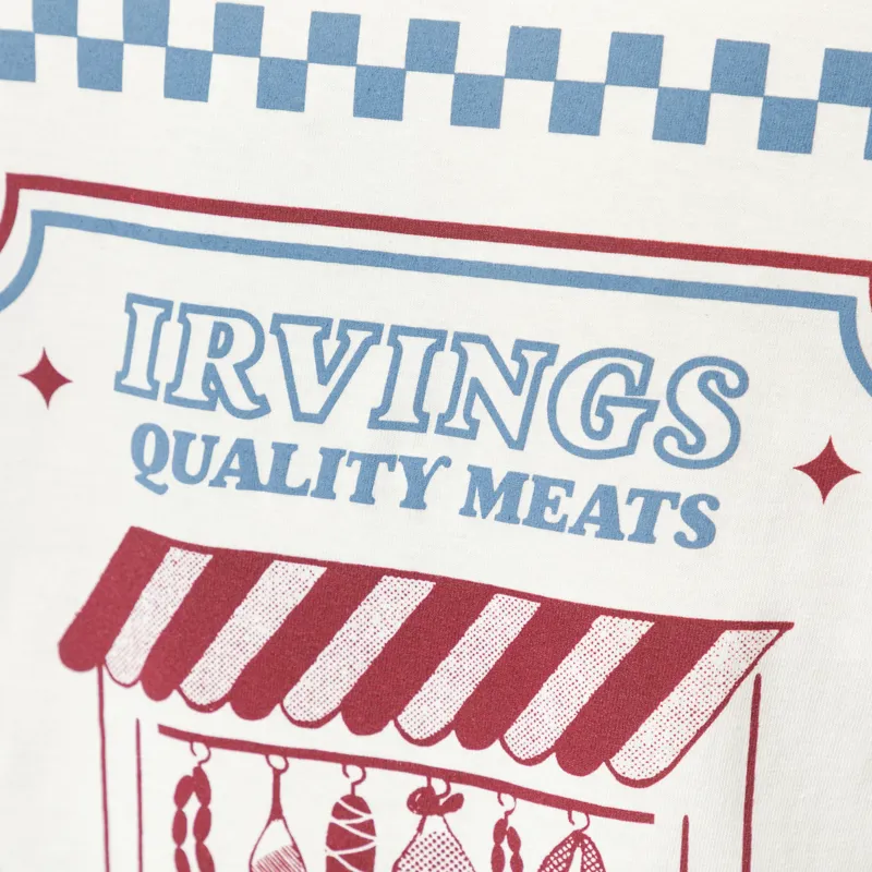 Working Class Heroes x Irvings T Shirt Natural-8