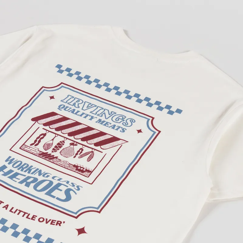 Working Class Heroes x Irvings T Shirt Natural-2