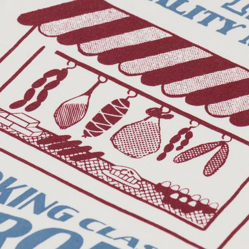 Working Class Heroes x Irvings T Shirt Natural-7