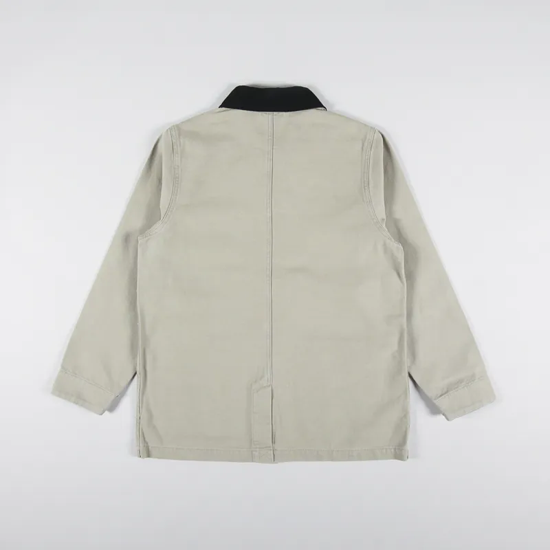 Dickies Womens Duck Canvas Chore Coat Stone Washed Desert Sand-5