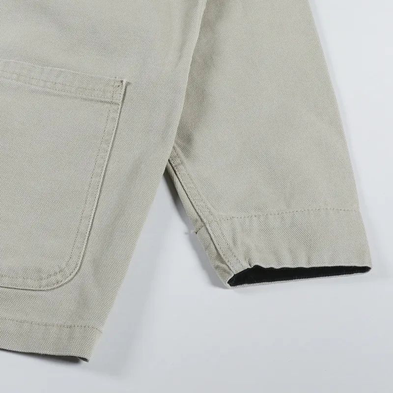 Dickies Womens Duck Canvas Chore Coat Stone Washed Desert Sand-12