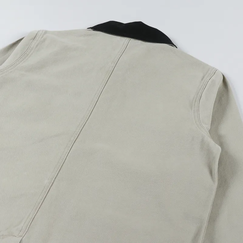 Dickies Womens Duck Canvas Chore Coat Stone Washed Desert Sand-8