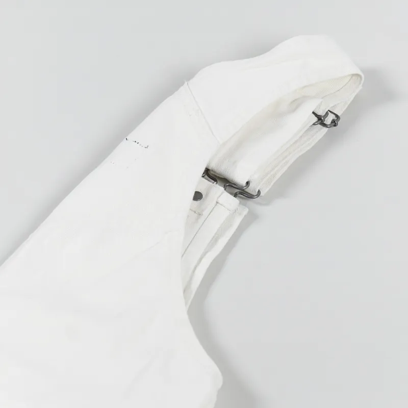 Dickies Womens Duck Canvas Short Bib Stone Washed Cloud-5