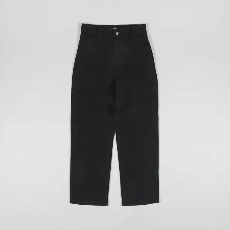 Dickies Womens Duck Canvas Pant Stone Washed Black-4