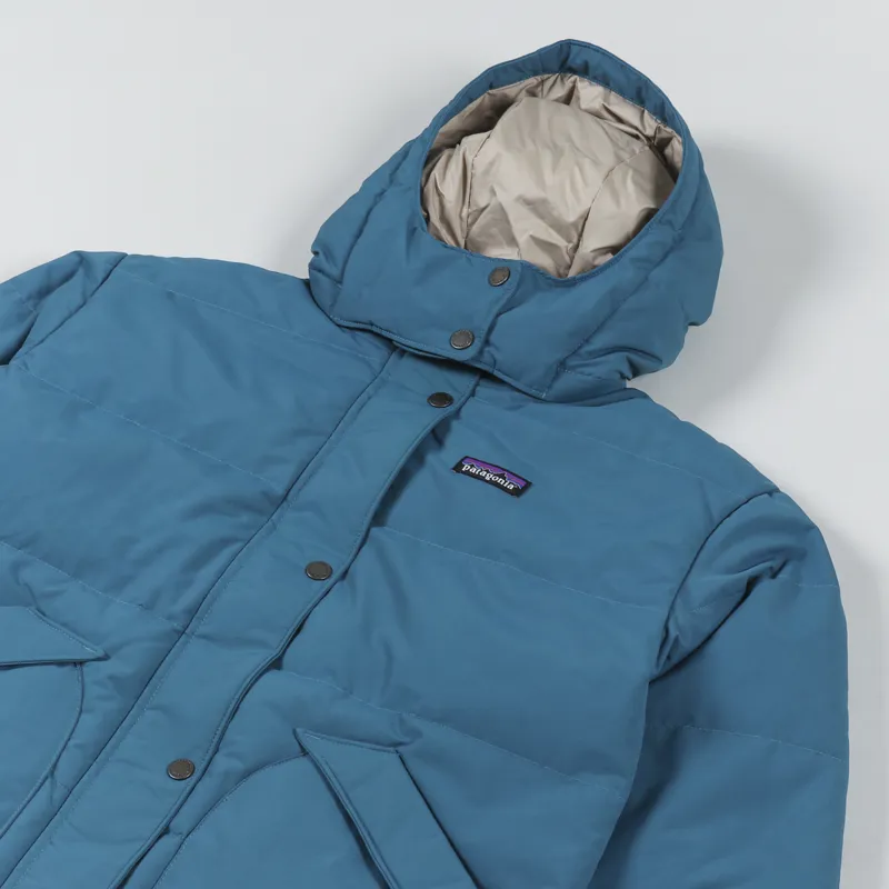 Patagonia Womens Insulated Recycled Downdrift Jacket Wavy Blue