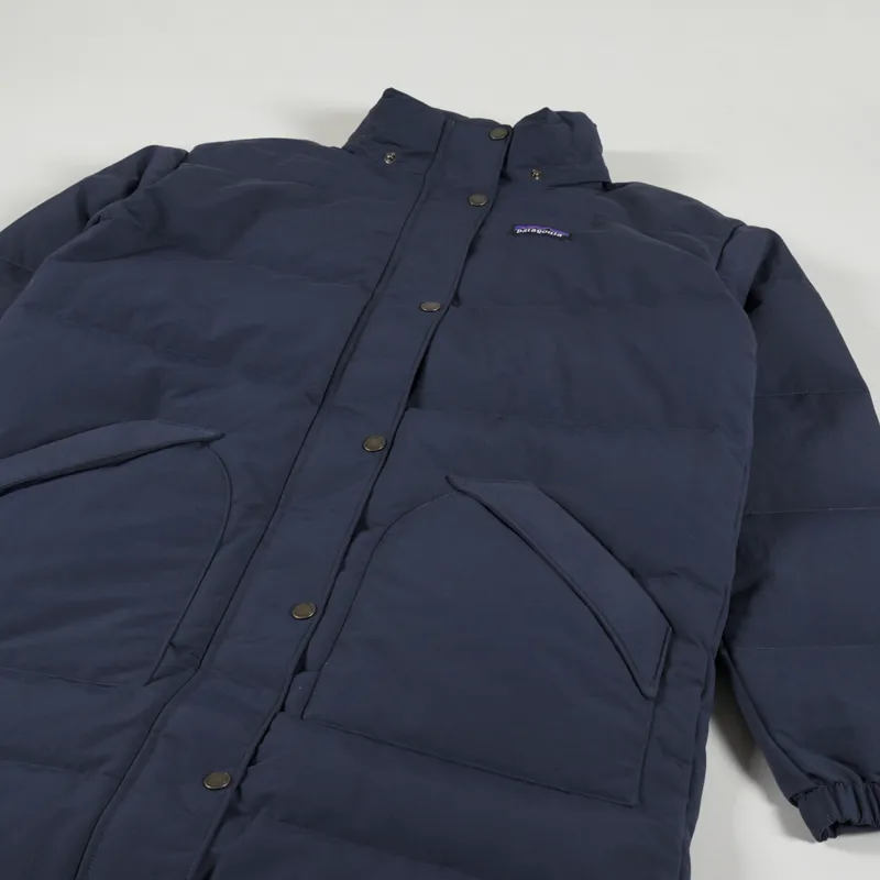 Patagonia Womens Downdrift Parka Smolder Blue-10