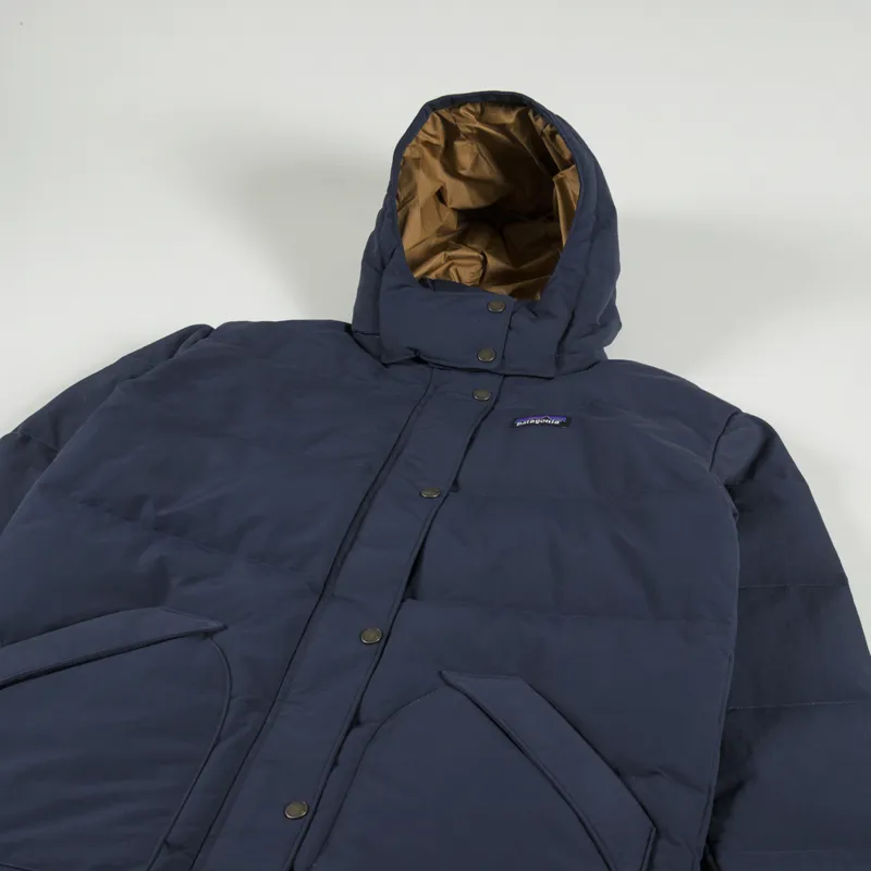 Patagonia Womens Downdrift Parka Smolder Blue-7