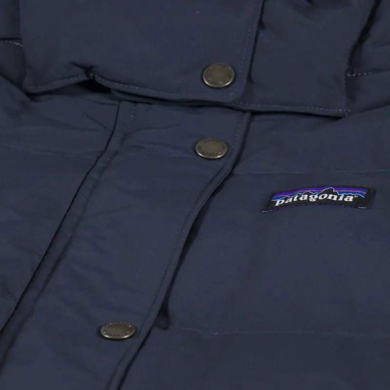 Patagonia Womens Downdrift Parka Smolder Blue-11