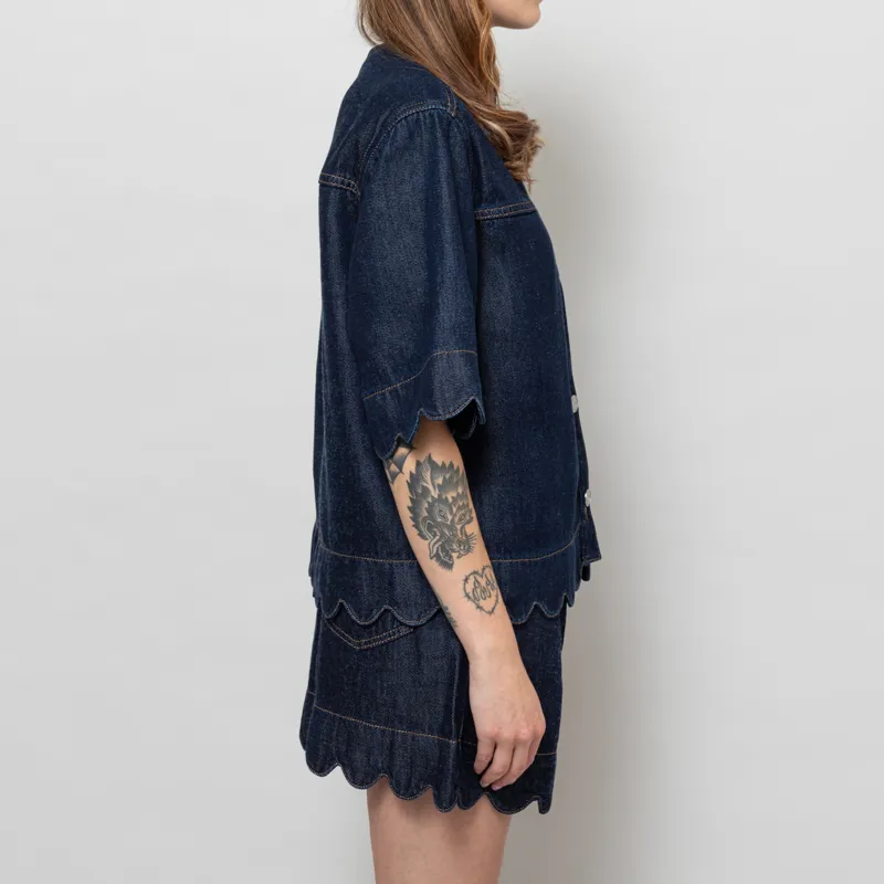 Stella Nova Womens Denim Shirt Blue-4