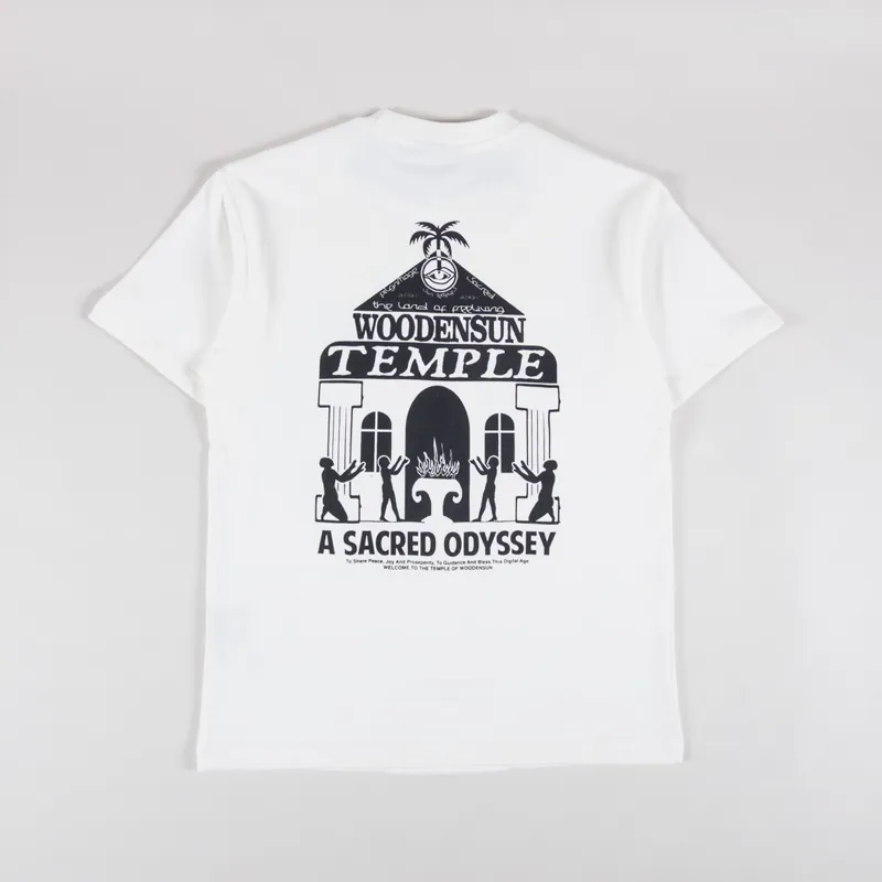 Woodensun Temples T Shirt White