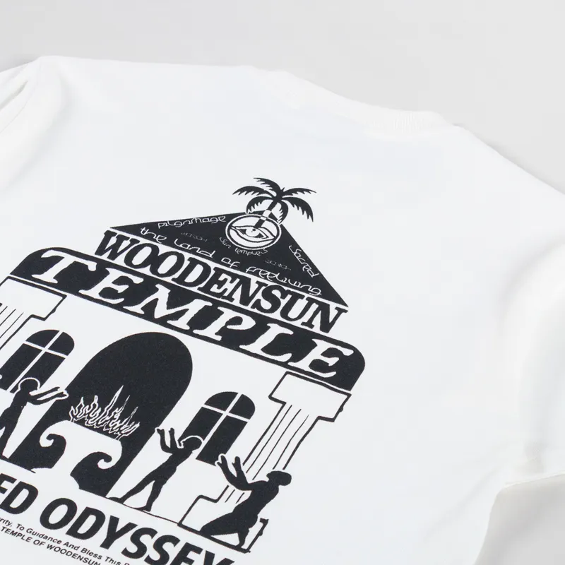 Woodensun Temples T Shirt White-2