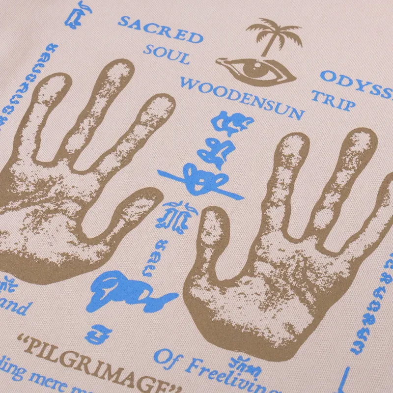 Woodensun Sacred T Shirt Cream-2