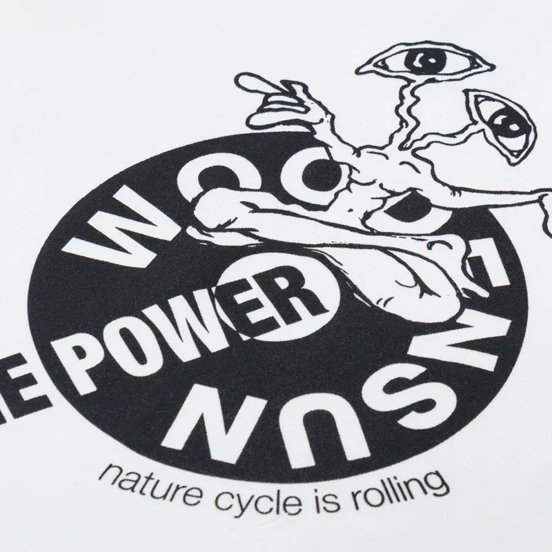 Woodensun Meditate T Shirt White-2