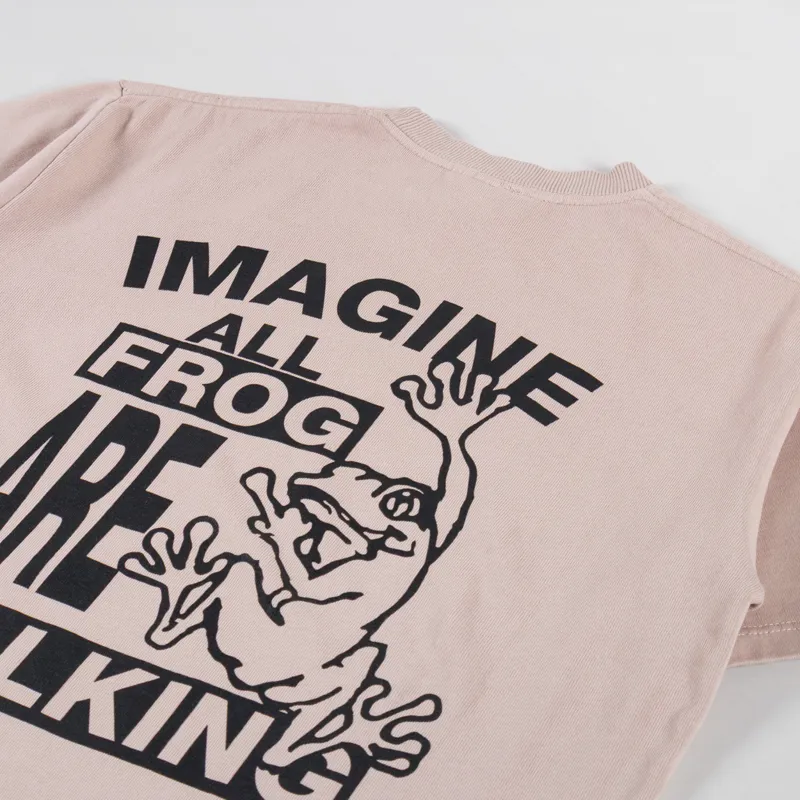 Woodensun Frog Talking T Shirt Cream-3