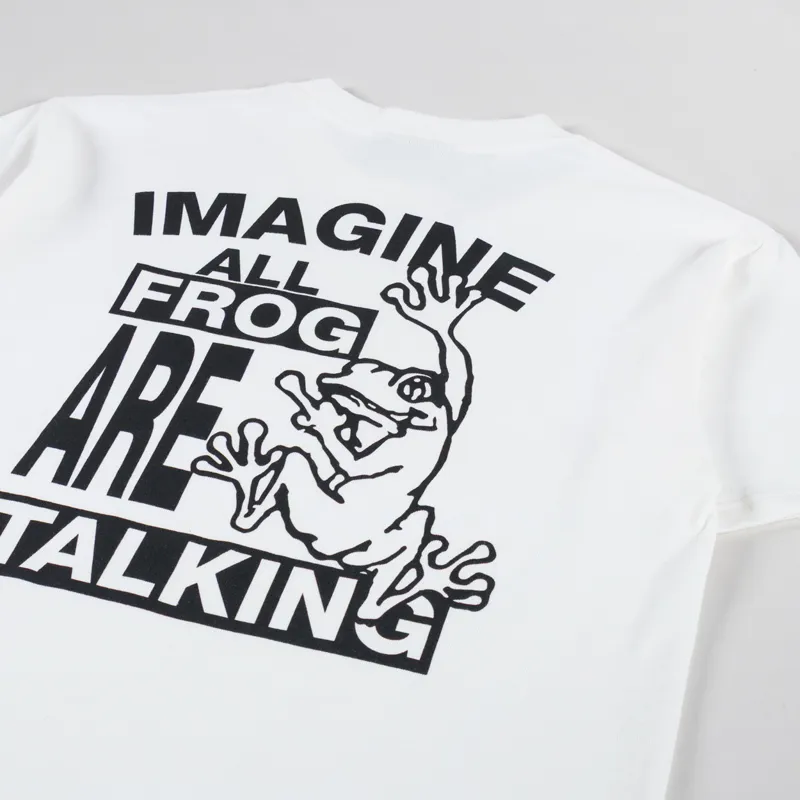 Woodensun Frog Talking T Shirt White-2