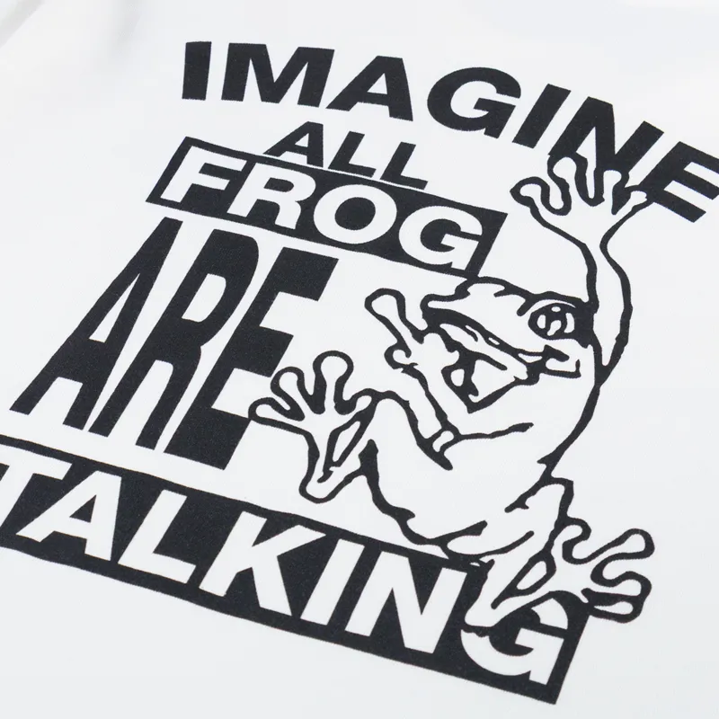Woodensun Frog Talking T Shirt White-4