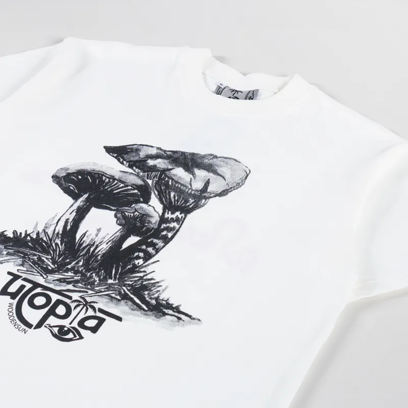 Woodensun Shroom T Shirt White-1