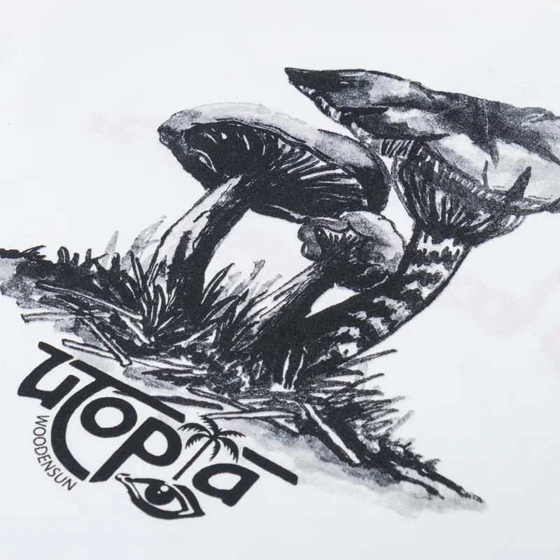 Woodensun Shroom T Shirt White-2