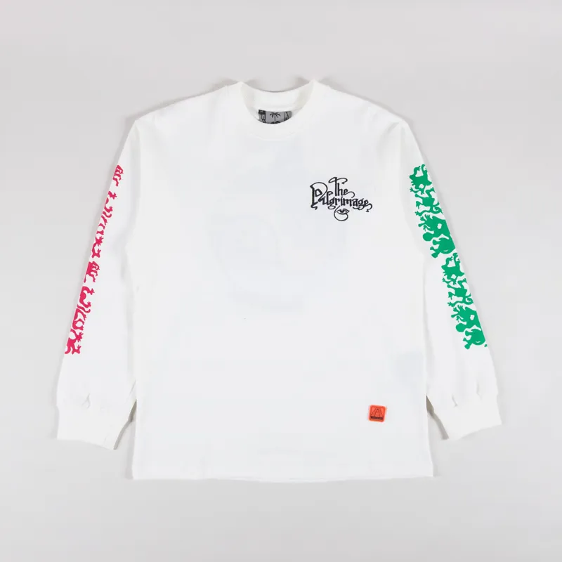 Woodensun Balance Long Sleeve T Shirt White-1