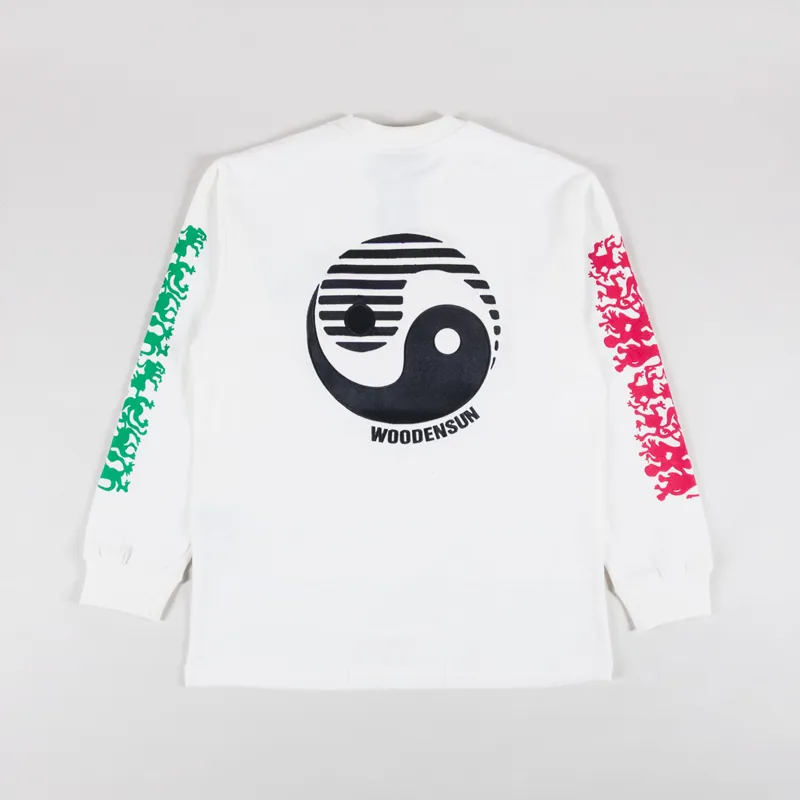 Woodensun Balance Long Sleeve T Shirt White
